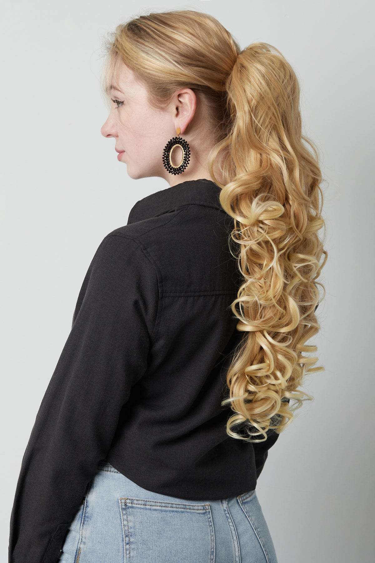 Ponytail volume curl - camel Picture2